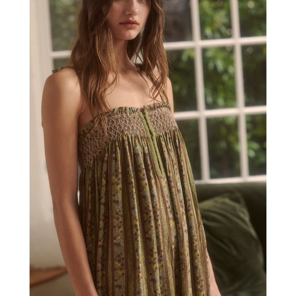 FREE PEOPLE Rule The World Maxi Romper / Fern Combo - Picture 7 of 9